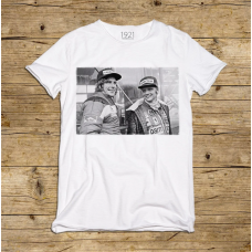 Tričko James Hunt a Niki Lauda